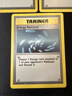 3x Lot Bulk Energy Removal 92/102 Base Set - Pokemon Card TCG 1999 - Image 4