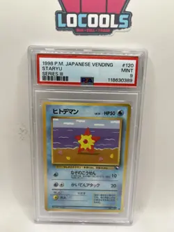 PSA 9 Staryu #120 Japanese Vending Series III 3 Promo Pokemon Card 1998 - MINT - Image 1