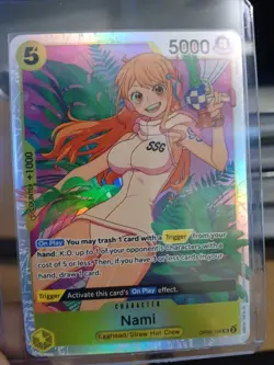 Nami SR OP08-106 English One Piece Card Game Two Legends English NM - Image 1