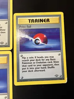 7x Bulk Lot Poke Ball 64/64 Jungle Set - Pokemon Card TCG 1999 - Image 5