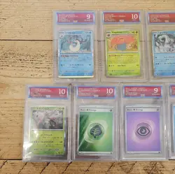 Pokemon Graded Cards bundle x9 slab king lot 2 - Image 2