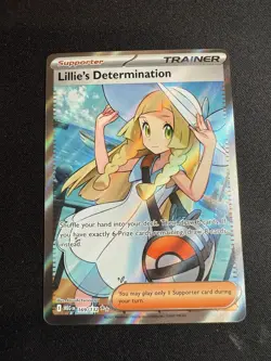 Pokemon TCG Lillie's Determination 169/132 Ultra Rare Mega Evolution MINT/NM - Image 1