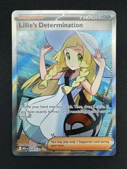 Pokemon Lillie’s Determination 169/132 Mega Evolution Ultra Rare NM - Image 1