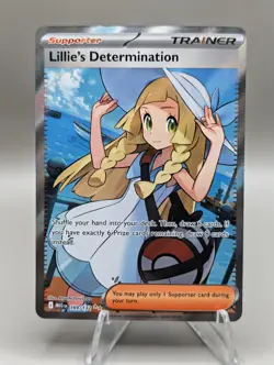 Pokemon TCG Lillie's Determination 169/132 Mega Evolution Ultra Rare Holo NM - Image 1