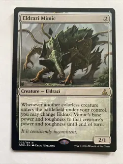 MTG Eldrazi Mimic Oath of the Gatewatch 002/184 Regular Rare - Image 1