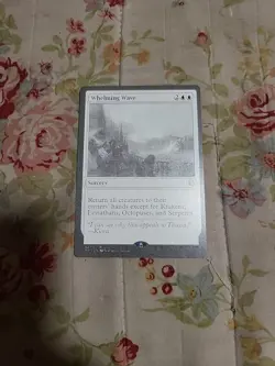 MTG Error ALBINO Rare, JUMPSTART WHELMING WAVE. PRINTING ERROR 100% AUTHENTIC - Image 1