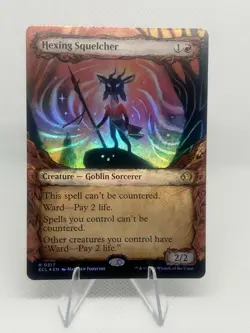 MTG Hexing Squelcher - Foil - Showcase Lorwyn Eclipsed NM-Mint - Image 1