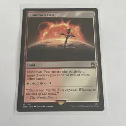 Sundown Pass 0310 NM MTG Universes Beyond: Doctor Who Magic - Image 1