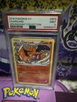 2016 Pokemon XY Charizard Gen Radiant Collection PSA 9 - Image 1