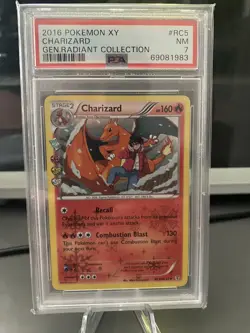 Pokemon TCG - Charizard XY Generations Radiant Collection (RC5/RC32) PSA NM 7 - Image 1