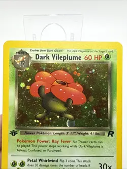 DARK VILEPLUME 13/82 Team Rocket-1st Edition Holo POKEMON 2000 - Image 2