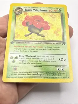 DARK VILEPLUME 13/82 Team Rocket-1st Edition Holo POKEMON 2000 - Image 4