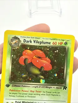 DARK VILEPLUME 13/82 Team Rocket-1st Edition Holo POKEMON 2000 - Image 5