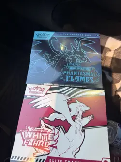 Pokemon Black Bolt and White Flare Elite Trainer Box ETB Set of 2 Sealed - Image 1