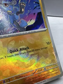 Riolu 50/131 Pokemon TCG Prismatic Evolutions Masterball Holo Near Mint - Image 2