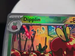 Pokemon Prismatic Evolutions Dipplin Poke Ball Pattern Texture Shift Error - Image 3
