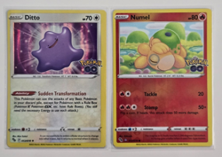 Pokemon TCG. Pokemon GO Peeled Ditto and Unpeeled Ditto (Numel). See Description - Image 1