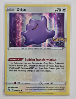 Pokemon TCG. Pokemon GO Peeled Ditto and Unpeeled Ditto (Numel). See Description - Image 3