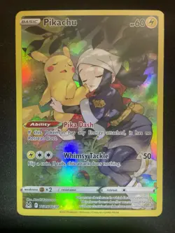 Pokemon TCG Pikachu TG05/TG30 Holo Rare Lost Origin Full Art NM - Image 1