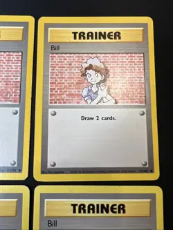 4x Lot Bulk Bill 91/102 Base Set - Pokemon Card TCG 1999 - Trainer - Image 3