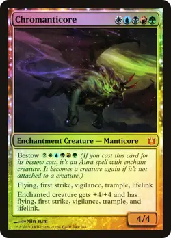 Magic The Gathering MTG CHROMANTICORE FOIL Born of the Gods NM Near Mint - Image 1