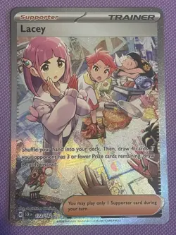 Pokemon TCG Lacey 172/142 Stellar Crown Special Illustration Rare Trainer - Image 1