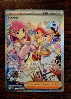 2024 Pokemon Stellar Crown Lacey 172/142 Special Illustration Rare - Image 1