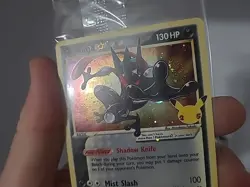Pokemon TCG - Greninja Gold Star SWSH144 SEALED Promo Swirl Celebrations NM* - Image 5