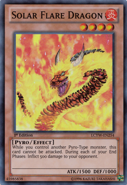 Solar Flare Dragon - LCYW-EN254 - 1st Ed Super Rare NM - Yugioh - Image 1