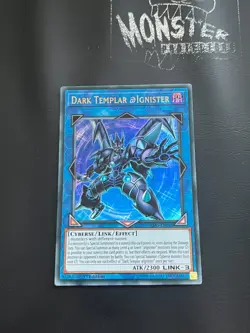 YUGIOH DARK TEMPLAR @IGNISTER ULTRA RARE IGAS-EN045 1ST EDITION - Image 1