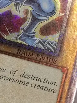 Blue-Eyes White Dragon (7th Art) RA04-EN108 Platinum Secret Rare Yugioh NM - Image 4