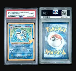 Pokemon PSA 10 GEM MINT Celebrations Blastoise 2/102 Classic Collection Holo - Image 3
