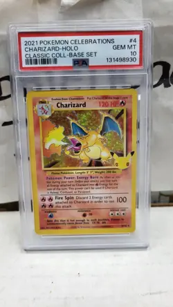 2021 CHARIZARD CELEBRATIONS 25TH CLASSIC COLLECTION BASE POKEMON PSA 10 GEM MINT - Image 2