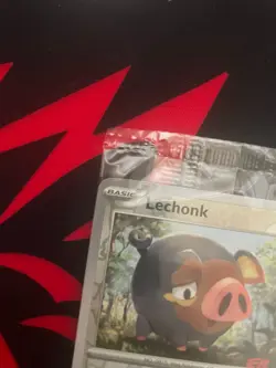 Lechonk Pokemon Scarlet & Violet Base Set 154/198 EBGames Stamped Reverse Holo - Image 3