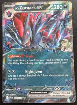 N's Zoroark ex 098/159 Double Rare Journey Together Pokemon TCG NM - Image 1