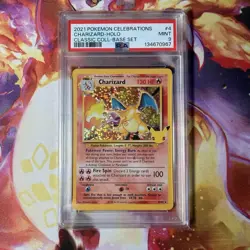2021 POKEMON CELEBRATIONS CLASSIC COLLECTION #4 CHARIZARD-HOLO PSA 9 - Image 1