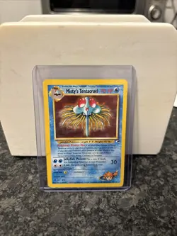 Pokemon TCG Misty's Tentacruel Holo Rare Card 10/132 Gym Heroes - Image 1