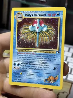 #2 Misty's Tentacruel 10/132 Gym Heroes 2000 Holo Rare WOTC Pokemon Card TCG - Image 4