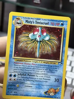 #2 Misty's Tentacruel 10/132 Gym Heroes 2000 Holo Rare WOTC Pokemon Card TCG - Image 5