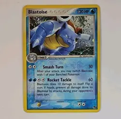 Damaged Pokemon POP Series 3 Promo Blastoise 1/17 Holo Rare - Image 1