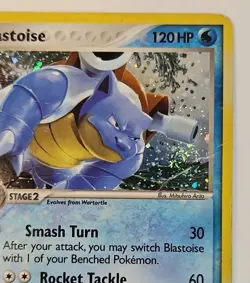 Damaged Pokemon POP Series 3 Promo Blastoise 1/17 Holo Rare - Image 4