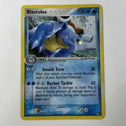 Blastoise POP Series 3 HOLO Pokemon Card 2006 Rare 1/17 MP - Image 1