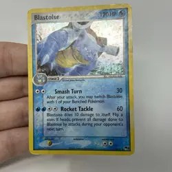 Blastoise POP Series 3 HOLO Pokemon Card 2006 Rare 1/17 MP - Image 3