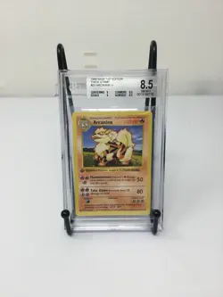 Arcanine 23/102 Pokemon 1999 Base 1st Edition Thick Stamp Shadowless Beckett 8.5 - Image 1