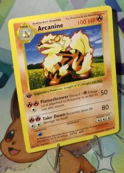 Pokemon TCG 1st Edition Shadowless Arcanine 23/102 NM/BETTER - Image 3