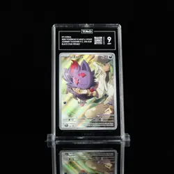 2025 POKEMON SVP EN-SV BLACK STAR PROMO #189 N'S ZORUA TAG 9 - Image 1