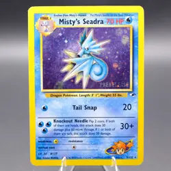 Misty's Seadra (Prerelease) 009/132 Promo WoTC Promo Pokemon TCG HP - Image 1