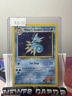 Pokemon Misty’s Seadra Prerelease WOTC Promo 009/132 LP - Image 1