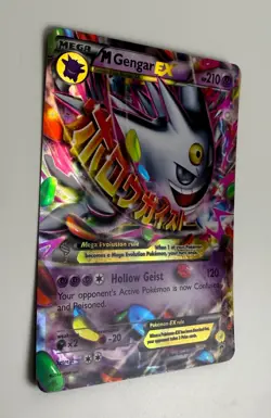 2016 POKEMON XY BLACK STAR PROMO COLLECTOR CHEST M GENGAR EX #XY166 HOLO HP - Image 4