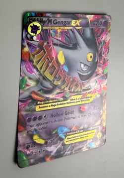 2016 POKEMON XY BLACK STAR PROMO COLLECTOR CHEST M GENGAR EX #XY166 HOLO HP - Image 5